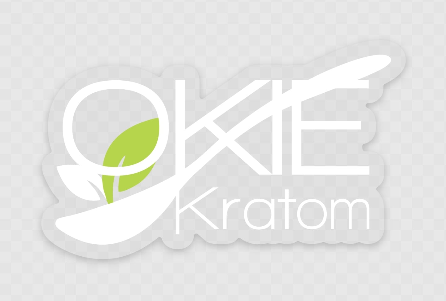 Classic Okie Logo - clear sticker